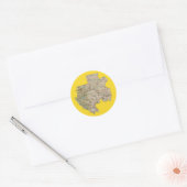Gabon Kaart Sticker (Envelop)