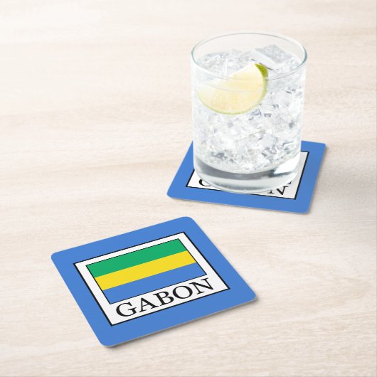 Gabon Kartonnen Onderzetters (Insitu)