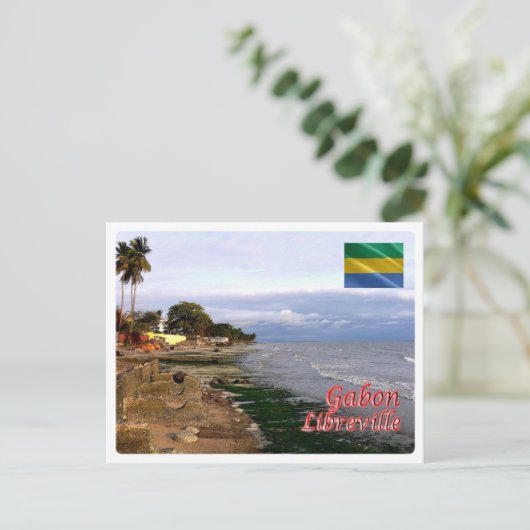 Gabon - Libreville - Briefkaart (Staand voorkant)