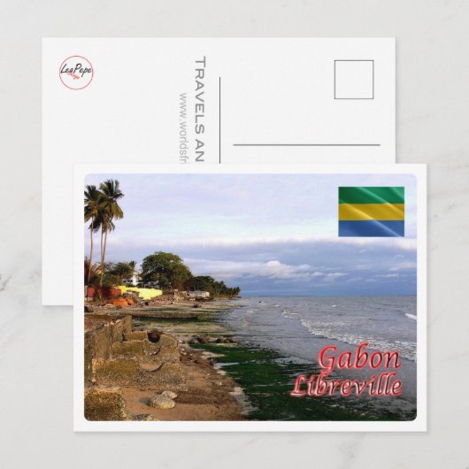 Gabon - Libreville - Briefkaart (Voorkant / Achterkant)