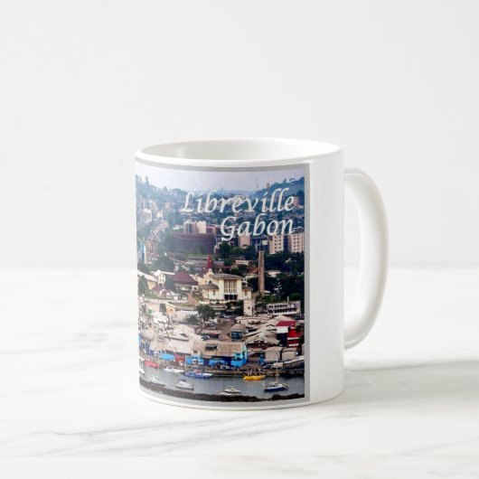 Gabon - Libreville - Koffiemok (Voorkant rechts)