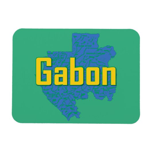 Gabon Magneet (Horizontaal)