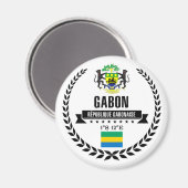 Gabon Magneet (Voorkant / Achterkant)