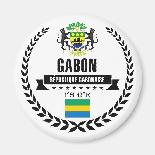 Gabon Magneet (Voorkant)