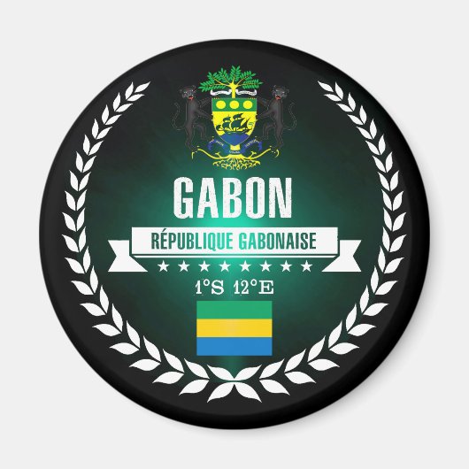 Gabon Magneet (Voorkant)