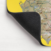 Gabon Map Mousepad Muismat (Hoek)