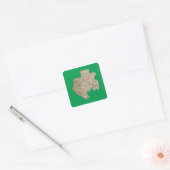 Gabon Map Sticker (Envelop)