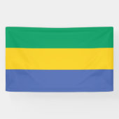 Gabon National Flag Rectangular Event Banner (Horizontaal)