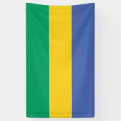 Gabon National Flag Rectangular Event Banner (Verticaal)