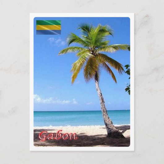 Gabon - Palmier - Briefkaart (Voorkant)