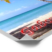 Gabon - Palmier - Poster (Hoek)