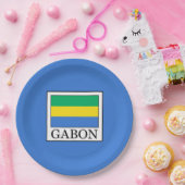 Gabon Papieren Bordje (Feest)