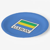 Gabon Papieren Bordje (Gekanteld)