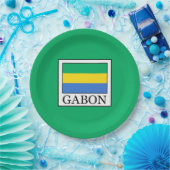 Gabon Papieren Bordje (Feest)