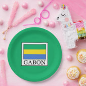Gabon Papieren Bordje (Feest)
