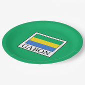 Gabon Papieren Bordje (Gekanteld)