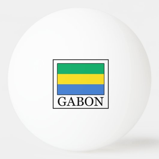 Gabon Pingpongbal (Voorkant)