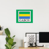 Gabon Poster (Thuiskantoor)