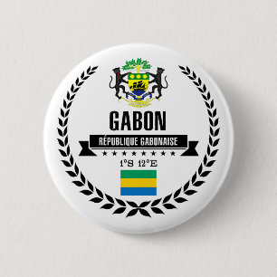 Gabon Ronde Button 5,7 Cm