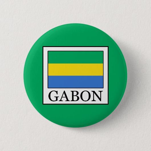 Gabon Ronde Button 5,7 Cm (Voorkant)