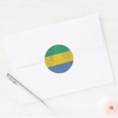 Gabon Ronde Sticker (Envelop)