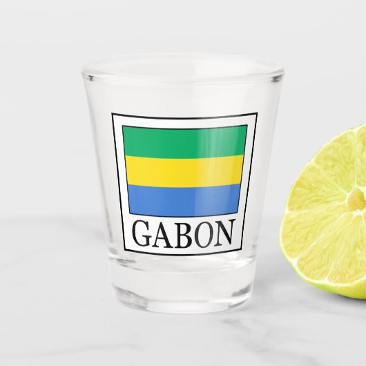 Gabon Shot Glas (Voorkant)
