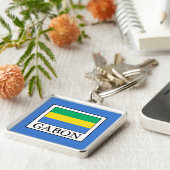 Gabon Sleutelhanger (Zijkant)