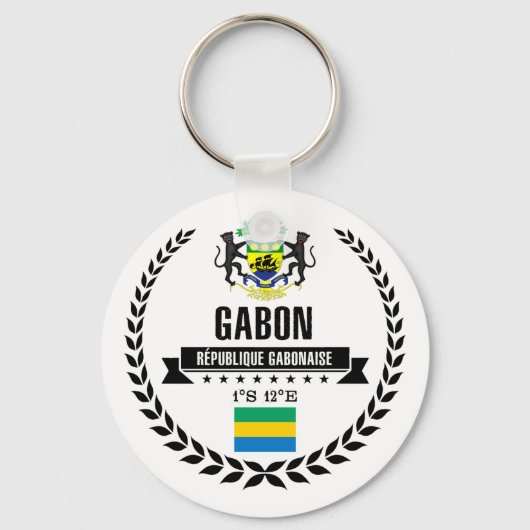 Gabon Sleutelhanger (Voorkant)