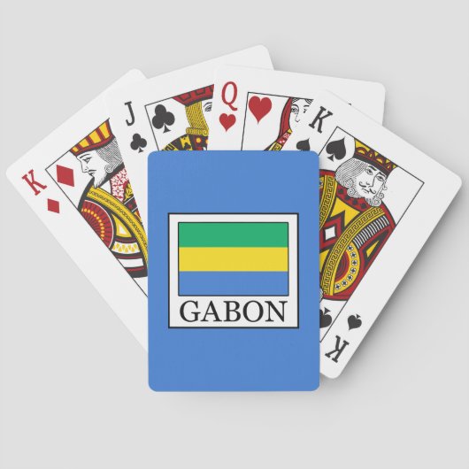 Gabon Speelkaarten (Achterkant)