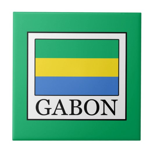 Gabon Tegeltje (Voorkant)