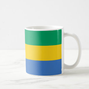 Gabon Vlag Keramische Mok