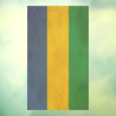Gabon Vlag  ontwerp Raamsticker (Vel 3)