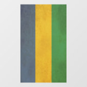 Gabon Vlag  ontwerp Raamsticker (Vel)