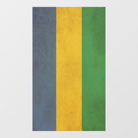 Gabon Vlag ontwerp Raamsticker (Vel)