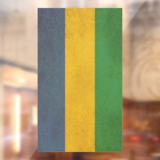 Gabon Vlag ontwerp Raamsticker