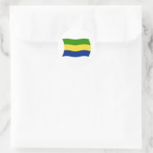 Gabon Vlag Sticker (Tas)