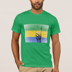 Gabon, vredesbord, t-shirt