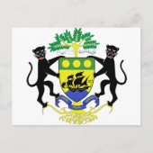 Gabon Wapenkat Briefkaart (Voorkant)