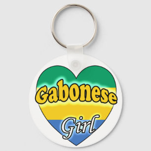 Gabonese meid sleutelhanger
