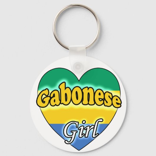Gabonese meid sleutelhanger (Voorkant)