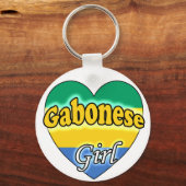 Gabonese meid sleutelhanger (Voorkant)