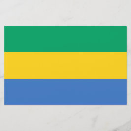 Gabonese vlag (Gabon) Briefpapier