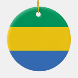 Gabonese vlag (Gabon) Keramisch Ornament