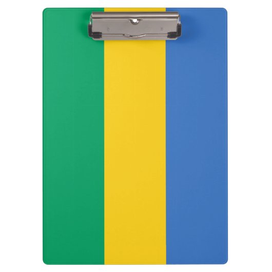 Gabonese vlag (Gabon) Klembord (Voorkant)