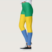 Gabonese vlag (Gabon) Leggings (Links)