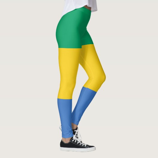 Gabonese vlag (Gabon) Leggings (Rechts)