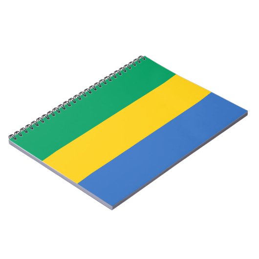Gabonese vlag (Gabon) Notitieboek (Linkerzijde)