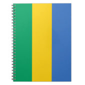 Gabonese vlag (Gabon) Notitieboek (Voorkant)