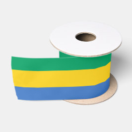 Gabonese vlag (Gabon) Satijnen Lint