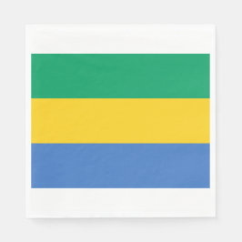 Gabonese vlag (Gabon) Servet